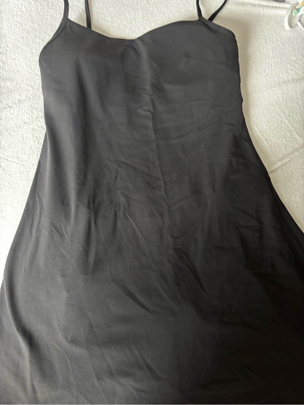 lululemon athletica Black Slip Dress